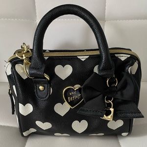 Betsey Johnson Mini Heart Satchel